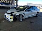 2022 Tesla Model 3 White vin: 5YJ3E1EB0NF143327