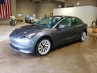 2022 Tesla Model 3 Серый vin: 5YJ3E1EB1NF291339