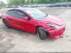 2022 Tesla Model 3 Long Range Dual Motor All-wheel Drive Red vin: 5YJ3E1EB2NF192352