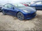 2022 Tesla Model 3 Long Range Dual Motor All-wheel Drive Синий vin: 5YJ3E1EB2NF261623