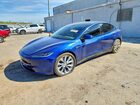2025 Tesla Model 3 Blue vin: 5YJ3E1EB2SF926838