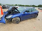 2020 Tesla Model 3 Blue vin: 5YJ3E1EB3LF617185