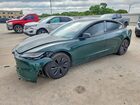 2024 Tesla Model 3 Зеленый vin: 5YJ3E1EB3RF740302