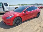 2018 Tesla Model 3 Red vin: 5YJ3E1EB4JF132874