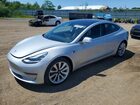 2018 Tesla Model 3 Silver vin: 5YJ3E1EB5JF087654