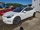 2019 Tesla Model 3 White vin: 5YJ3E1EB5KF387955