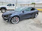 2019 Tesla Model 3 Gray vin: 5YJ3E1EB6KF438413