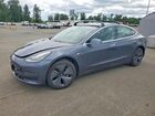 2019 Tesla Model 3 Gray vin: 5YJ3E1EB6KF453199