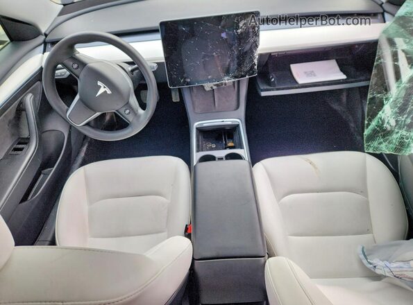 5YJ3E1EB6NF345654 2022 TESLA MODEL Black Vista del salpicadero