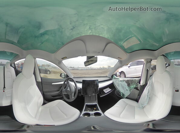 5YJ3E1EB6NF345654 2022 TESLA MODEL Black Vista interior de 360 grados