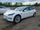 2022 Tesla Model 3 White vin: 5YJ3E1EB7NF254327
