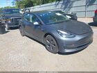 2022 Tesla Model 3 Long Range Dual Motor All-wheel Drive Gray vin: 5YJ3E1EB7NF320729