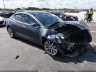 2018 Tesla Model 3 Long Range/performance Gray vin: 5YJ3E1EB8JF068709