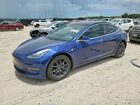 2018 Tesla Mdl 3 Blue vin: 5YJ3E1EB8JF099832