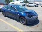 2018 Tesla Model 3 Long Range/performance Blue vin: 5YJ3E1EB8JF114880