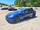2018 Tesla Model 3 Blue vin: 5YJ3E1EB8JF134689