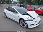 2019 Tesla Model 3 Long Range/performance White vin: 5YJ3E1EB8KF440406