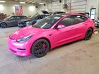2021 Tesla Model 3 Pink vin: 5YJ3E1EB8MF862405