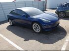 2021 Tesla Model 3 Long Range Dual Motor All-wheel Drive Blue vin: 5YJ3E1EB8MF862842