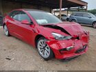 2021 Tesla Model 3 Long Range Красный vin: 5YJ3E1EB9MF060865