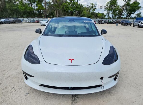 5YJ3E1EB9NF231244 2022 TESLA MODEL White წინა ხედი