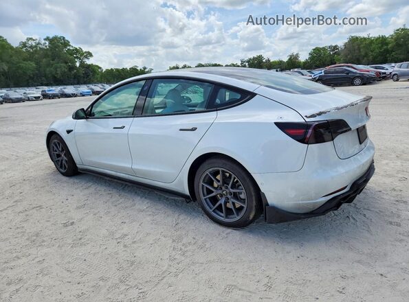 5YJ3E1EB9NF231244 2022 TESLA MODEL White უკანა მარცხენა