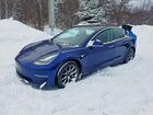 2018 Tesla Model 3 Blue vin: 5YJ3E1EBXJF107719