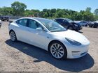2020 Tesla Model 3 Long Range Dual Motor All-wheel Drive White vin: 5YJ3E1EBXLF513633