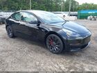 2022 Tesla Model 3 Performance Dual Motor All-wheel Drive Black vin: 5YJ3E1EC2NF233071
