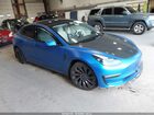 2022 Tesla Model 3 Performance Dual Motor All-wheel Drive Синий vin: 5YJ3E1EC8NF270206