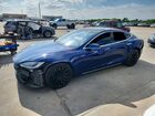 2016 Tesla Model S Blue vin: 5YJSA1E17GF157985