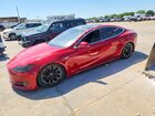 2016 Tesla Model S Red vin: 5YJSA1E25GF156830