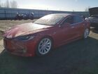 2018 Tesla Model S Red vin: 5YJSA1E2XJF292393