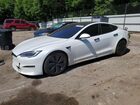 2021 Tesla Model S White vin: 5YJSA1E55MF451349