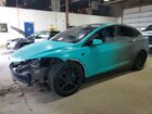 2018 Tesla Model X Blue vin: 5YJXCAE22JF087151