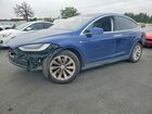 2017 Tesla Model X Blue vin: 5YJXCBE21HF079588
