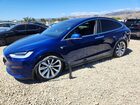 2021 Tesla Model X Blue vin: 5YJXCBE28MF322520