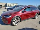 2016 Tesla Model X Red vin: 5YJXCBE44GFS00923