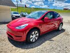 2021 Tesla Model Y Red vin: 5YJYGAEEXMF144882