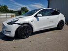 2021 Tesla Model Y White vin: 5YJYGAEEXMF298637
