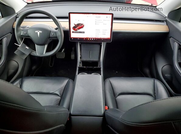 5YJYGDED9MF116645 2021 TESLA MODEL Red Widok deski rozdzielczej