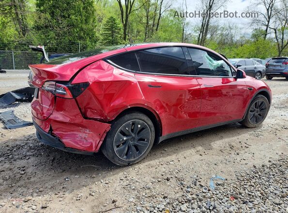 5YJYGDEE0MF072138 2021 TESLA MODEL Red Rear right