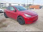 2021 Tesla Model Y Long Range Dual Motor All-wheel Drive Red vin: 5YJYGDEE0MF183630