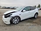 2020 Tesla Model Y White vin: 5YJYGDEE1LF045707