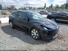 2021 Tesla Model Y Long Range Dual Motor All-wheel Drive Black vin: 5YJYGDEE1MF105938