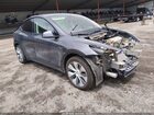 2021 Tesla Model Y Long Range Dual Motor All-wheel Drive Blue vin: 5YJYGDEE2MF187887