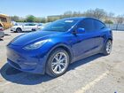 2020 Tesla Model Y Синий vin: 5YJYGDEE3LF055400