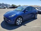 2021 Tesla Model Y Blue vin: 5YJYGDEE5MF153264