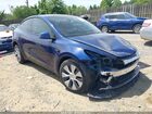 2021 Tesla Model Y Long Range Dual Motor All-wheel Drive Синий vin: 5YJYGDEE5MF233521