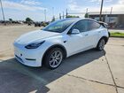 2020 Tesla Model Y White vin: 5YJYGDEE6LF018535